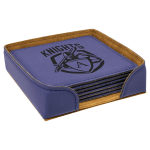 Leatherette Coaster