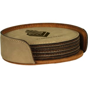 Leatherette Coaster