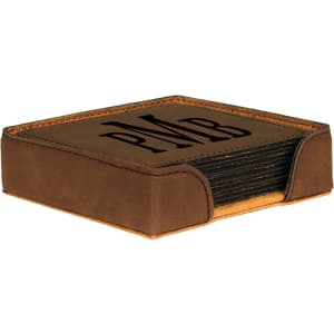 Leatherette Coaster