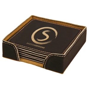Leatherette Coaster