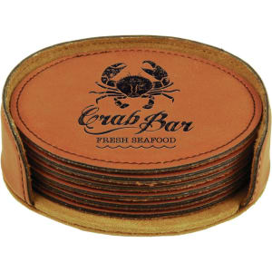 Leatherette Coaster