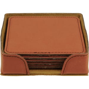 Leatherette Coaster