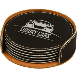 Leatherette Coaster