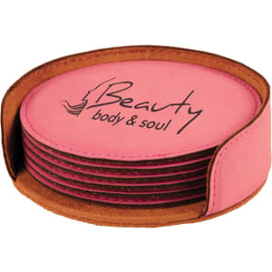 Leatherette Coaster