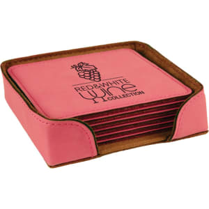 Leatherette Coaster