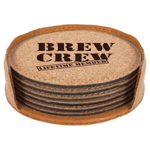 Leatherette Coaster