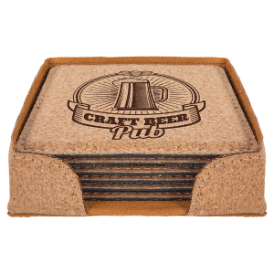 Leatherette Coaster