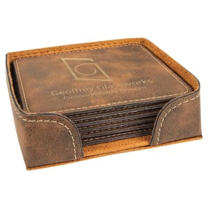 Leatherette Coaster