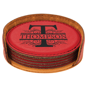 Leatherette Coaster