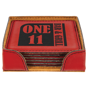 Leatherette Coaster