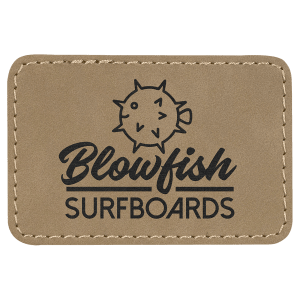 Leatherette Rectangle Patch