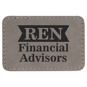 Leatherette Rectangle Patch