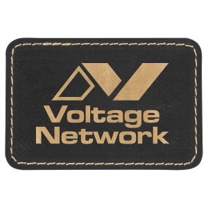 Leatherette Rectangle Patch