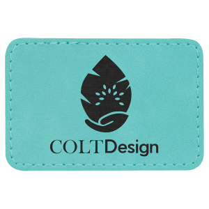 Leatherette Rectangle Patch