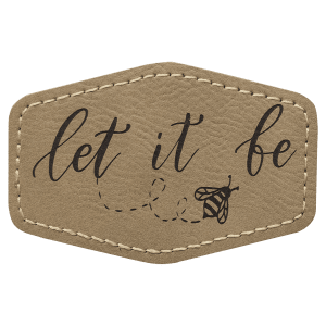 Leatherette Hexagon Patch