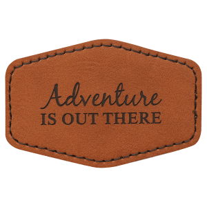 Leatherette Hexagon Patch