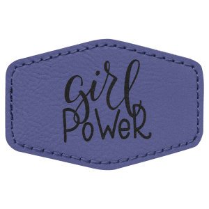 Leatherette Hexagon Patch