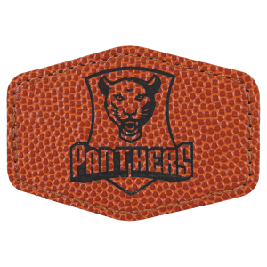 Leatherette Hexagon Patch