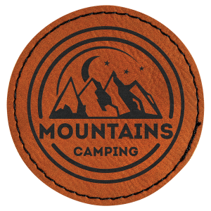 Leatherette Round Patch