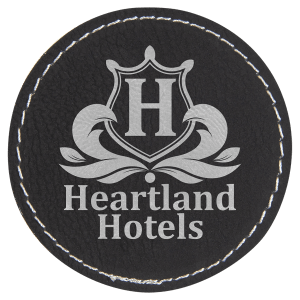 Leatherette Round Patch