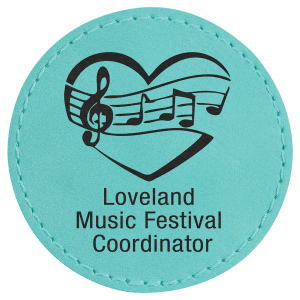 Leatherette Round Patch