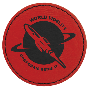 Leatherette Round Patch