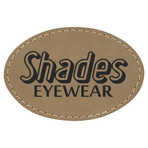 Leatherette Oval Patch
