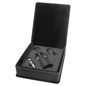 Leatherette Wine Tool Gift Set