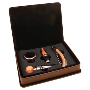 Leatherette Wine Tool Gift Set