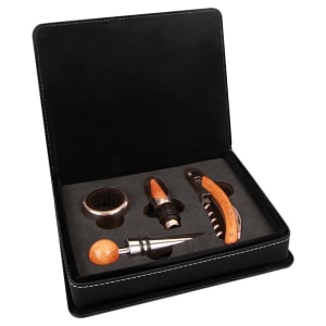 Leatherette Wine Tool Gift Set