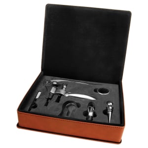 Leatherette Wine Tool Gift Set