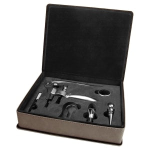 Leatherette Wine Tool Gift Set