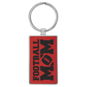 Leatherette/Metal  Keychain