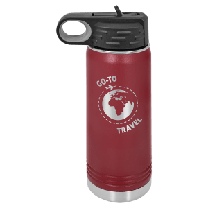 Polar Camel Water Bottle with straw