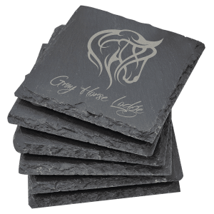 Slate Coaster set