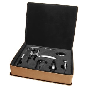 Leatherette Wine Tool Gift Set