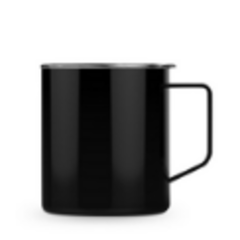 Maars Black Steel Travel Mug 14 oz